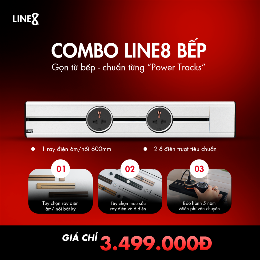 Combo Line8 Bếp 600mm
