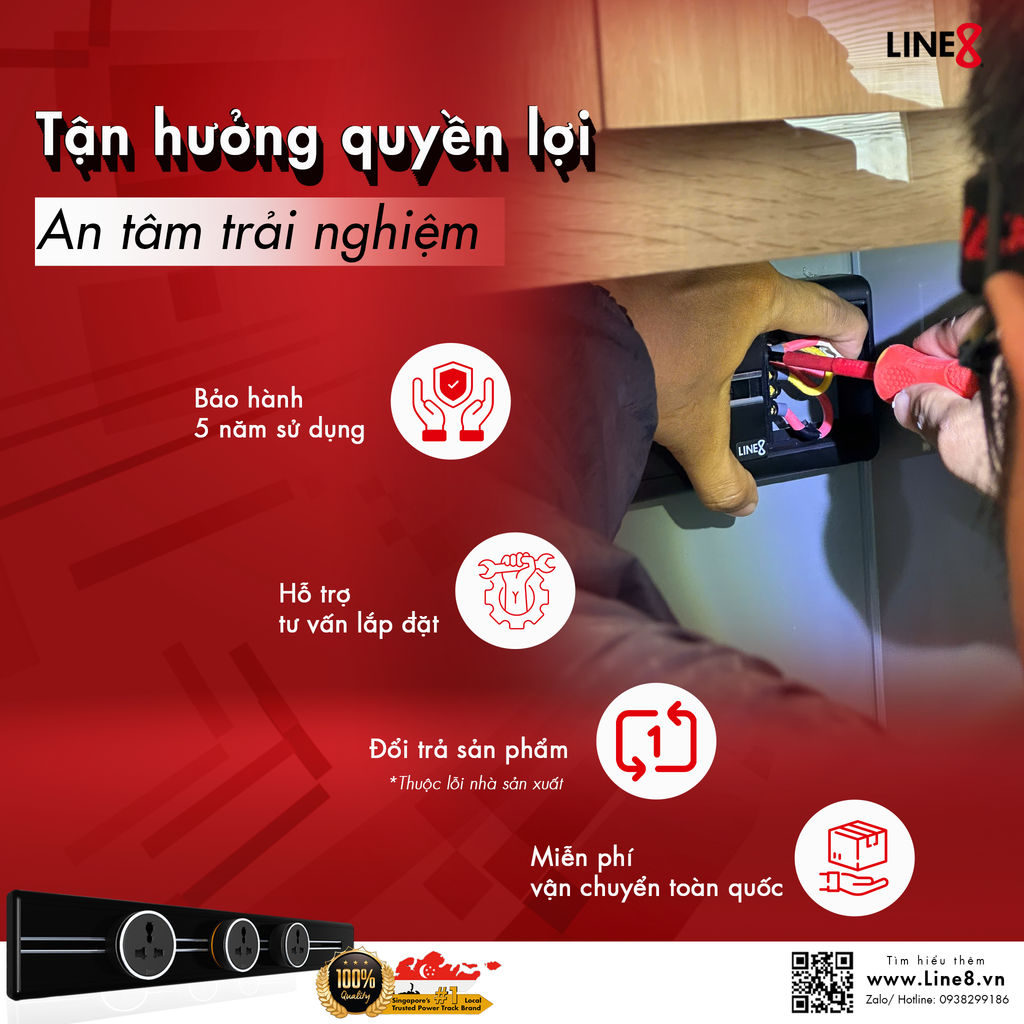 Chính sách bảo hành & CSKH của Line8 Việt Nam